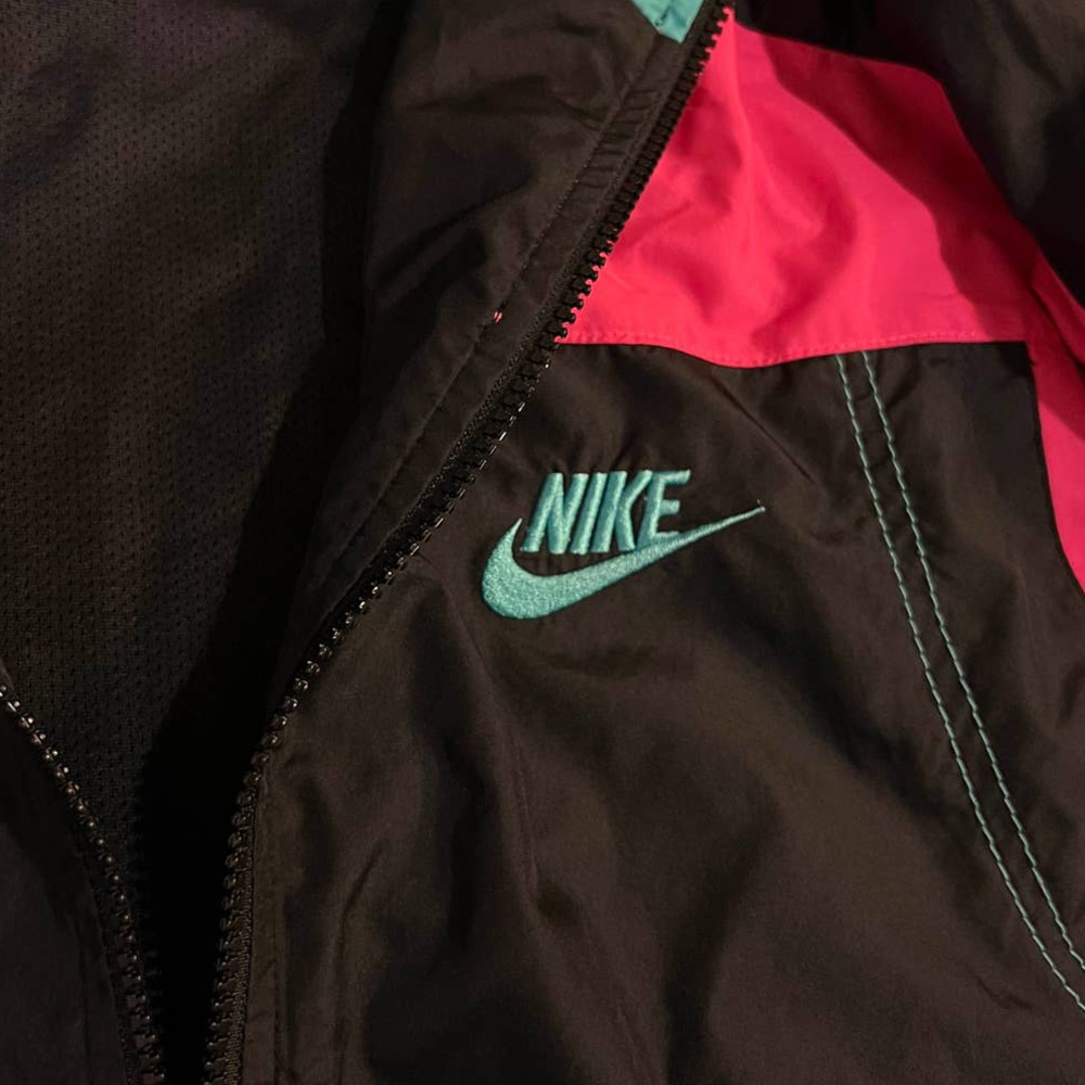 Vintage Nike Air Max x Atmos Black Retro Full Zip Up Men's Windbreaker Jacket M - Picture 6 of 12